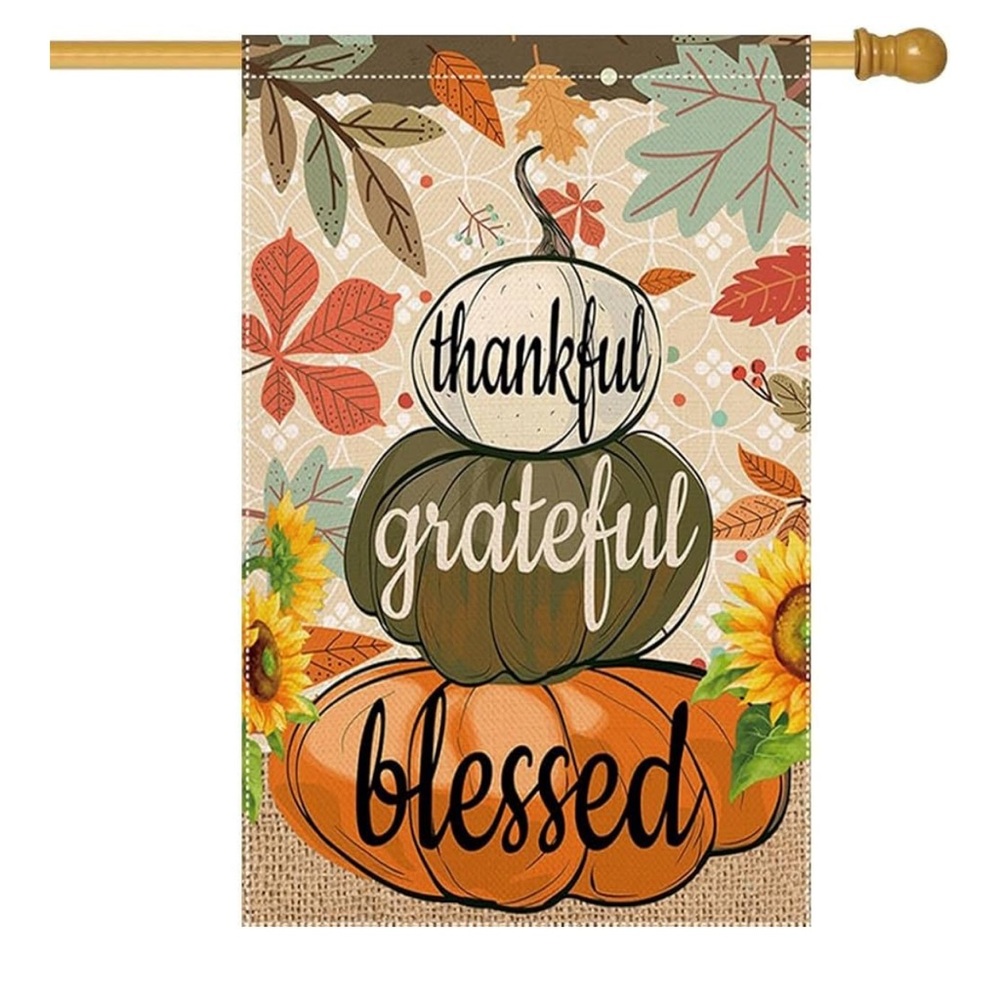Autumn Harvest Garden Flag - Multicolor